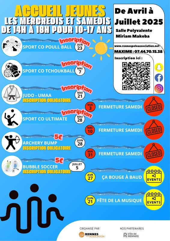 Programme Mai Juin